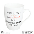 11oz Porcelain Mug with Words Design